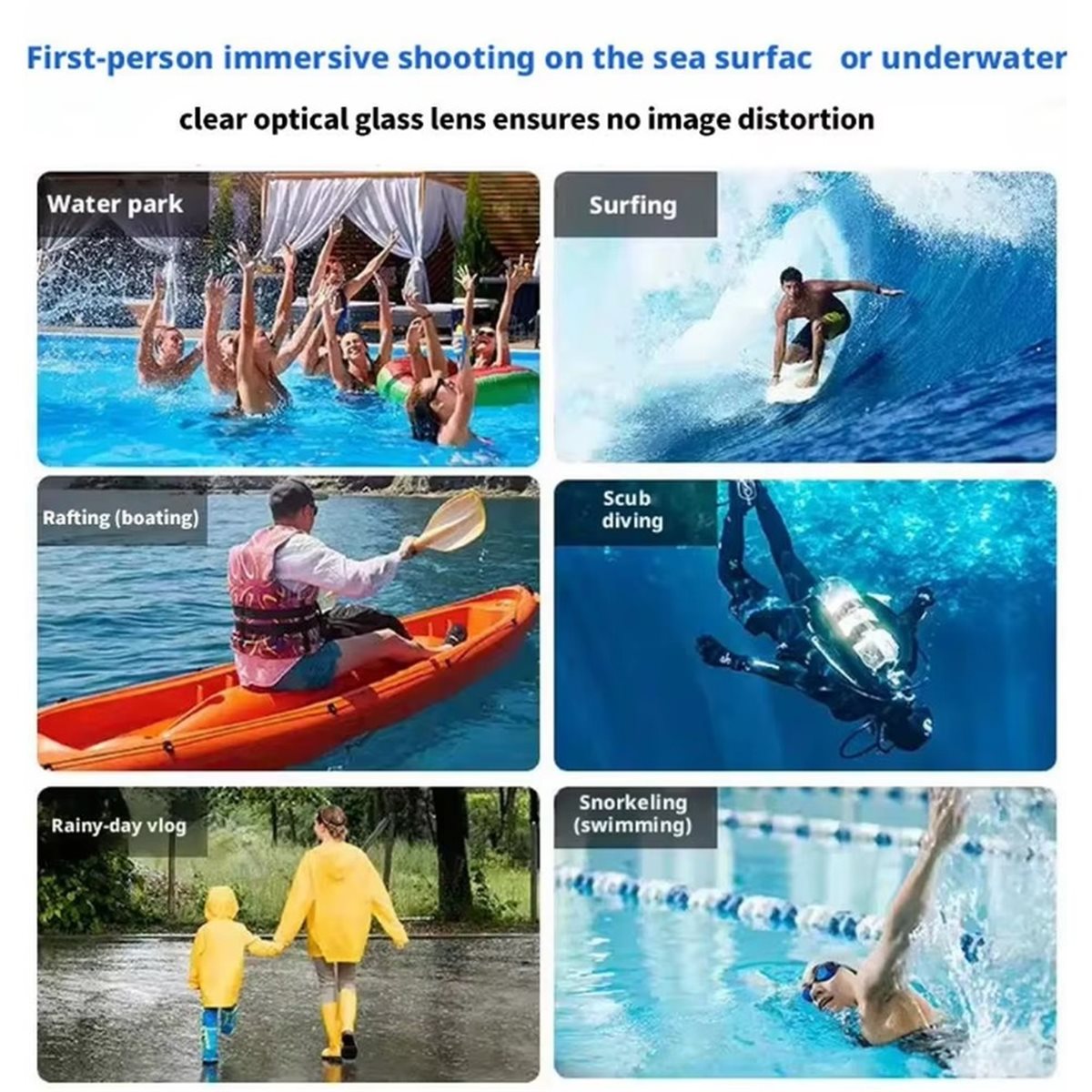 Underwater Camera - Custodia Subacquea Impermeabile N05R per Pocket