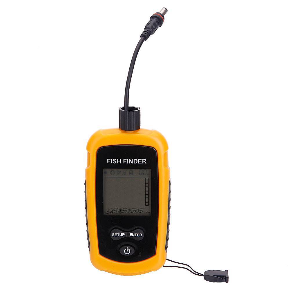 Fishing Depth Finder - Ecoscandaglio Portatile con Allarme 100M, Sonar